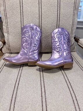 Tucker + Tate Metallic Lilac Kids' Ankle Boots